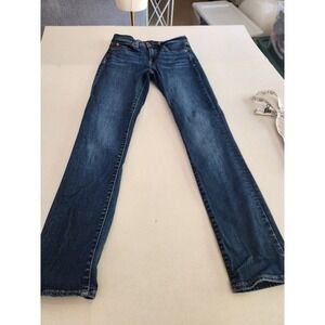 GAP Classic Straight Mid Rise Dark Wash Denim Jeans Womens Size 26 2R‎